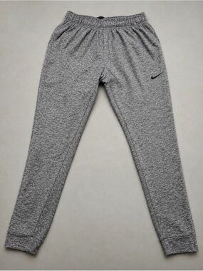 Nike women’s Gray Heather Joggers with Black Swoosh